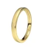 Alianza de Boda "Plana" de Oro Amarillo Satinado 18 Quilates 2.5 mm