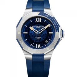 Baume et Mercier Riviera Azur 42mm caucho azul