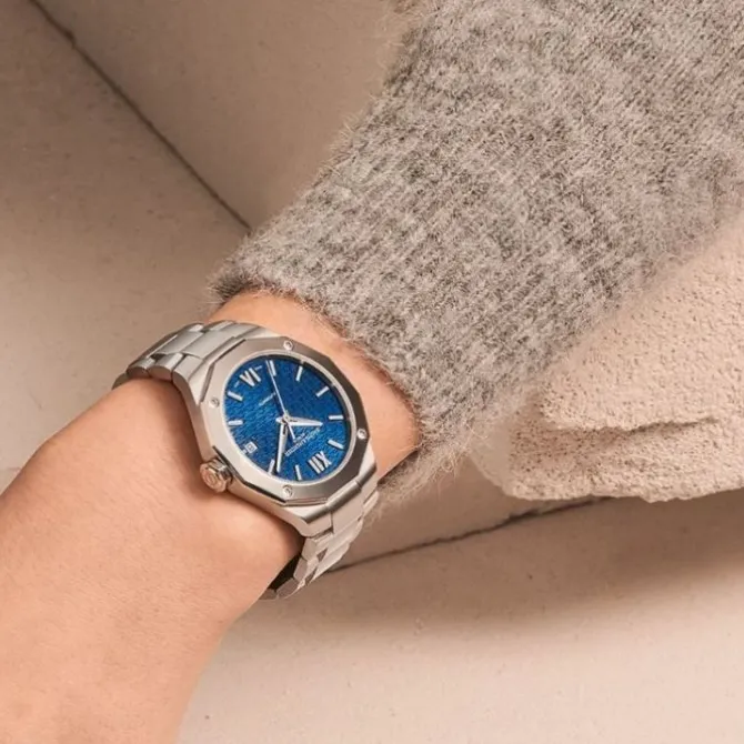 Baume et Mercier Riviera esfera azul 36mm