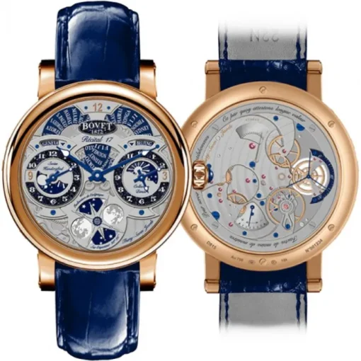 Bovet Dimier Recital 45 con 3 husos horarios en oro rosa