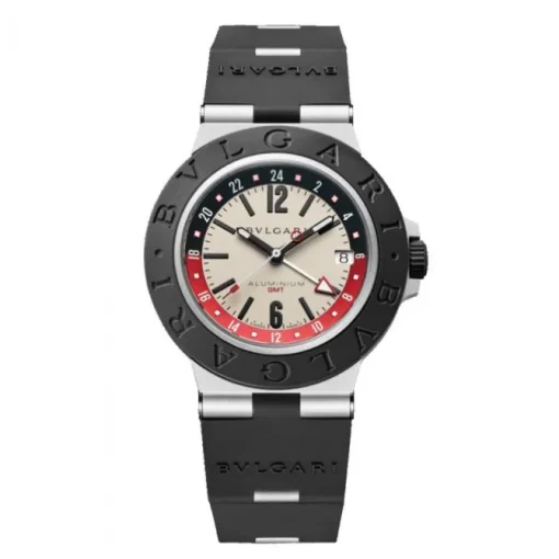 Bulgari Aluminium GMT esfera blanca 40mm