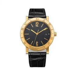 Bulgari Bulgari esfera negra con caja de oro 18qt 38mm