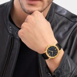 Bulgari Bulgari esfera negra con caja de oro 18qt 38mm