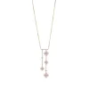 Colgante "Pensamiento" de oro rosa con diamantes