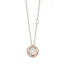 Collar Damiani D.Side de oro rosa, nacar y diamantes