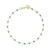 gigiCLOZEAU pulsera Classic oro amarillo esmeralda 17cm