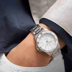 Hamilton Khaki Navy Scuba blanco cuarzo