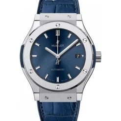 Hublot Classic Fusion Blue Titanium 45mm piel