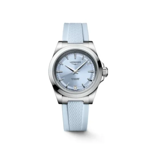 Longines Conquest esfera azul correa 34mm