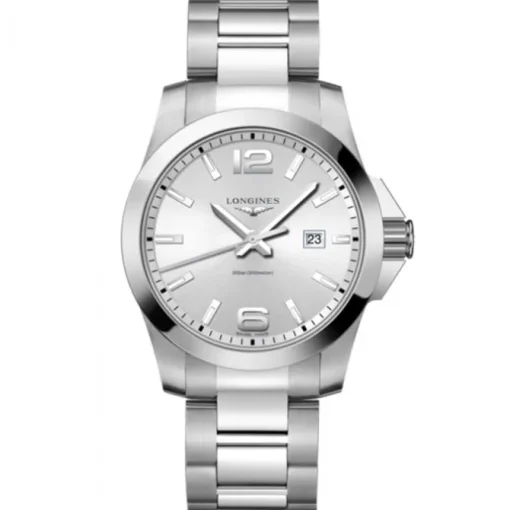 Longines Conquest 43mm esfera silver
