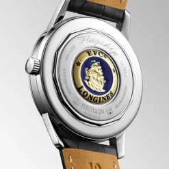 Longines Flagship Heritage Esfera Negra 38.5mm Auto
