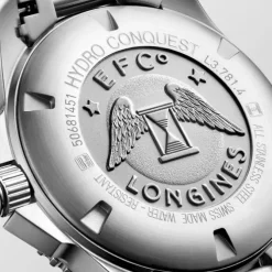 Longines Hydroconquest negro bisel verde 41mm