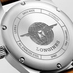 Longines Spirit Acero Esfera Negra 40 mm Auto