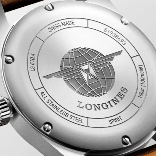 Longines Spirit Acero Esfera Negra 40 mm Auto