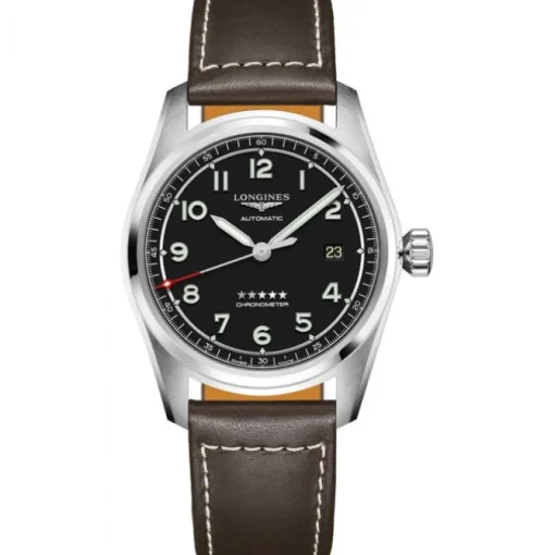 Longines Spirit Acero Esfera Negra 40 mm Auto