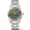 Longines Spirit esfera verde acero 40mm Aut