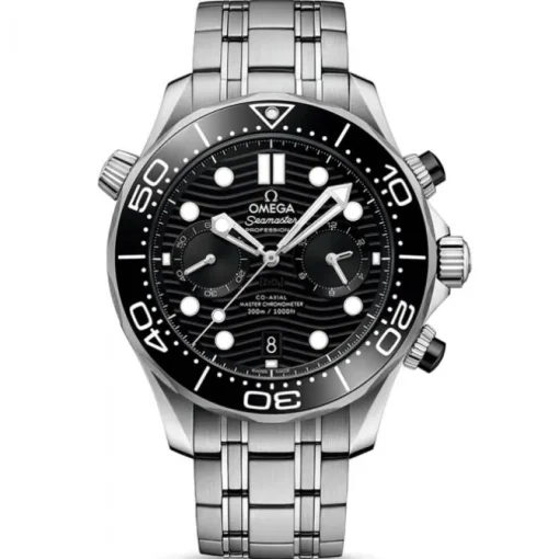 Omega Seamaster Diver Cronógrafo 44mm esfera negra