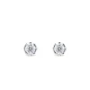 Pendientes de diamantes en oro blanco con 4 garras de 1,02 quilates