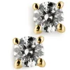 Pendientes de oro amarillo y diamantes