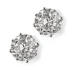 Pendientes de oro blanco con diamantes engaste invisible 0.90 quilates
