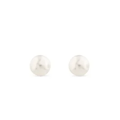 Pendientes de perlas australianas en oro rosa (9/10 mm)