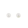Pendientes de perlas en oro amarillo 4 mm
