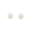 Pendientes de perlas en oro amarillo 6 mm