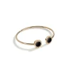 Pulsera Damiani D.Side de oro rosa, onix y diamantes