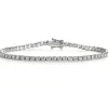 Pulsera Riviere oro blanco con brillantes en garra