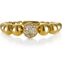 Sortija "Bubbles" de oro amarillo con diamantes