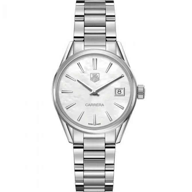 Tag Heuer Carrera 32 mm Esfera Madre Perla