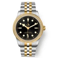 Tudor Black Bay 39mm S&G bisel diamantes