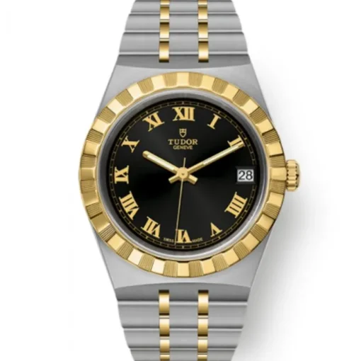 Tudor Royal Bicolor Esfera Negra 38 mm