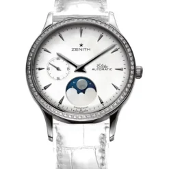 Zenith Elite 36mm fase lunar y esfera nácar