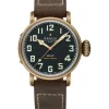 Zenith Pilot bronce 45mm y piel